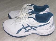 Asics Gel Game 9 GS ‚White Restful Teal‘ Kids Shoes Size 3 1/2 1044A052