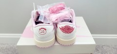 Travis Scott Jordan 1 Low OG SP (PS) Pink/White Unisex Kids US 1.5 New w/ Box