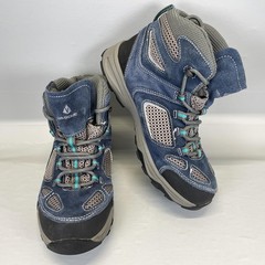 Vasque Breeze III UltraDry Hiking Boots Youth Kids Size 6 Blue Suede Mesh Trail
