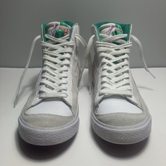 Nike Youth Blazer Mid 77 Dance White Green Pink Shoes Sz 7Y