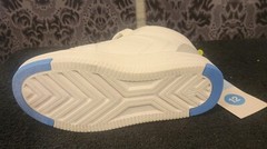 Cat & Jack-unisex youth white Ben hook & loop high top sneakers size 12