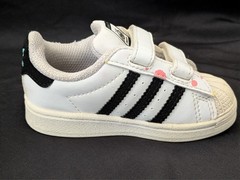 ADIDAS Kevin Lyons X Superstar Create Your Future Vellcro Sneakers Toddler Sz 5