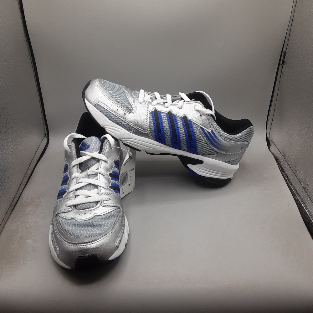 Adidas Kid’s HyperRun 3 Big Kids 4.5 Silver Black Blue D556