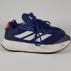 Adidas Kids Running Shoes Blue White Athletic Sneakers Size 12K US Lace Up