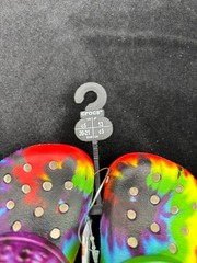 CROCS Classic Tie Dye Graphic Kids EU 20-21 / UK C5 Clog Slippers Roomy Fit