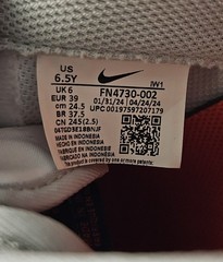 Nike Youth Air Force 1 Low LV8 Upside Down AF1 Sz 6.5Y New FN4730-002