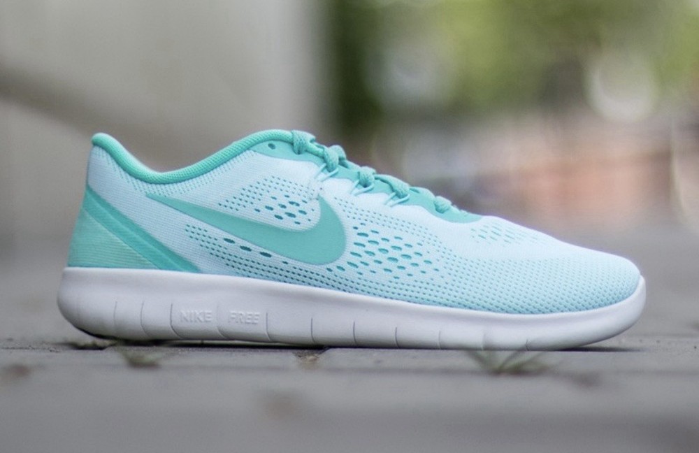 Nike Free RN (GS) Baby Blue Sneakers Unisex Size 5 US UPC481