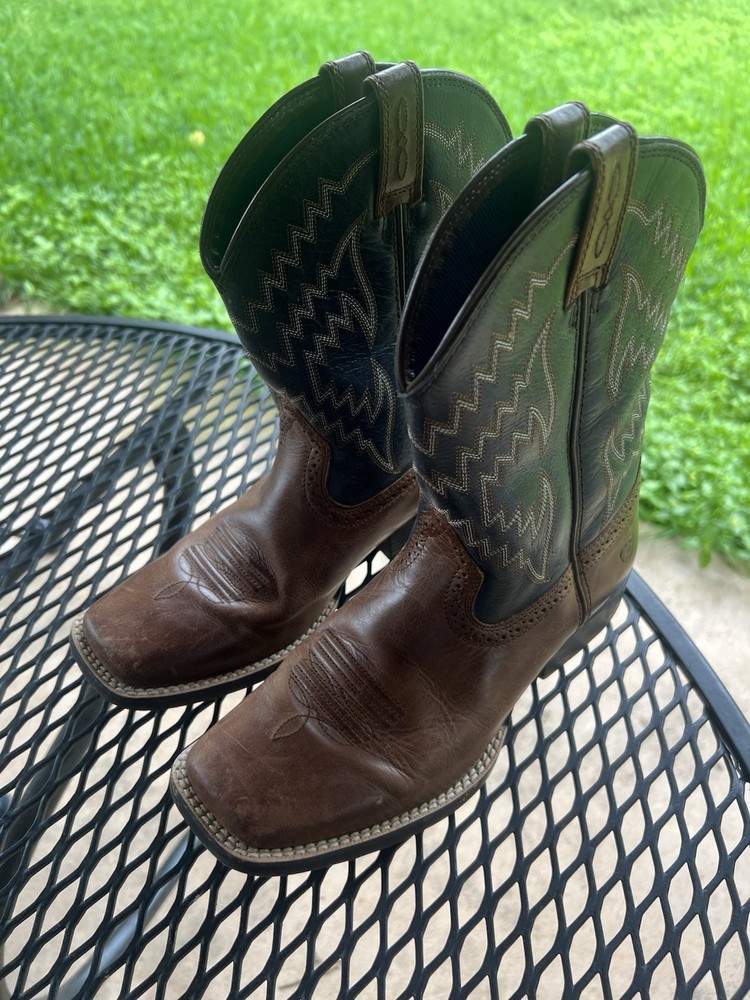 Ariat Youth Tycoon Cowboy Boot Brazen Brown 10021591 Sz 4 Youth, Rodeo