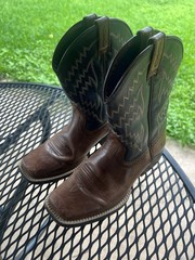 Ariat Youth Tycoon Cowboy Boot Brazen Brown 10021591 Sz 4 Youth, Rodeo
