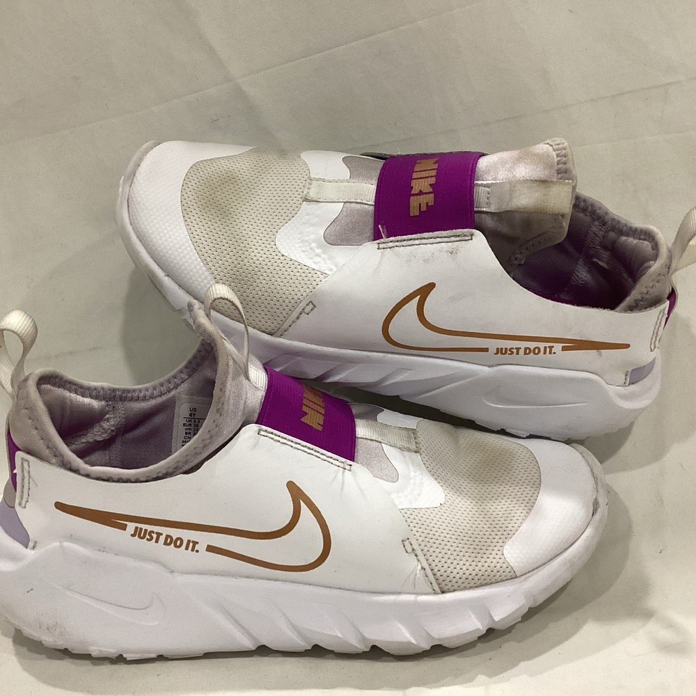 Nike Flex Runner 2 Low White Violet Frost DJ6038-101 Size 4Y US / 36 EUR