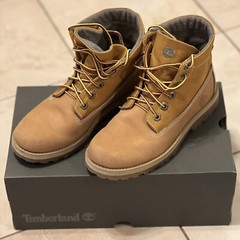 TIMBERLAND COURMA KID ROLL TOP BOOT WHEAT NUBUCK (US4.5/EU37) JUNIOR’S