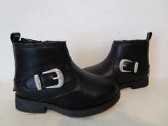 OshKosh B’gosh Dakota Western Side-Zip Toddler Unisex Boots Black Size 12