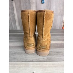 Koolaburra by UGG Victoria Boot Kids Size 5 Chestnut Brown Suede Faux Fur