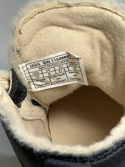 UGG Kids Sneakers Navy/Gray/White Hook & Loop Ankle Shoe US 10 EU 27.5