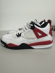 Kids Air Jordan 4 Retro OG PS ‘FIRE RED’ 2020 Size 2