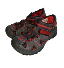 Merrell Hydro Hiker Athletic Walking Sandals Shoes MC55688 youth sz 9M Grey Red