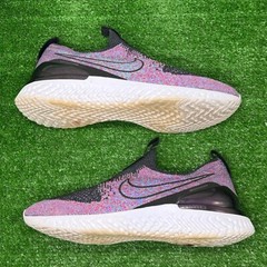 Nike Epic Phantom React Flyknit GS Multi-Color Size 6.5Y Laceless BV1370-002