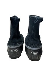 Sorel Ankle Suede Leather Waterproof Rubber Slip On Duck Boots Kids Size 1