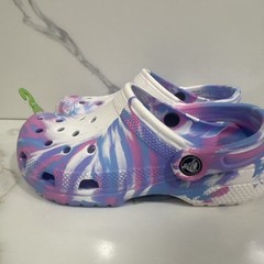 Crocs Classic clog Color Tye dye Unisex Big Kids-Size J4 Fits Women’s 5.5 NEW