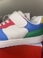 Cat & Jack “JAID” Sneakers Red White Blue Green Yellow Tennis Shoes Size 12