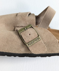 Ruizustock Kids Suede Potato Shoes Size 28 US 11 Unisex Beige Clog