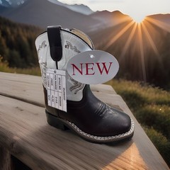 Old West The Right Boot Not A Pair Western Leather Kids Size 6 D