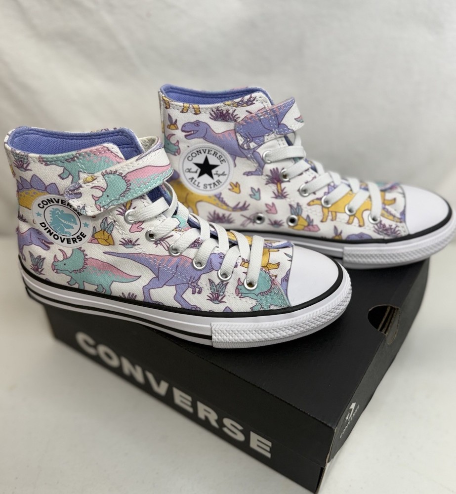 Kids Converse All Star Size 2Y Dinoverse Collection NIB Dinosaur