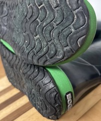 Bogs Kids Waterproof Rubber Rain Boots Sz 5 5Y Navy Blue Kelly Green Pull On