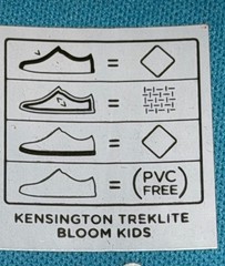 Native Kensington Treklite Bloom Boots, Kids US: J1, EU:32.5, Blue,Green,Flame