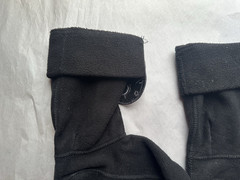 Hunter Rocket Ship/ Moon Boot Socks Kids Medium Black Fleece Cuff Liner Unisex