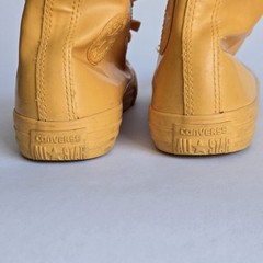Converse Youth Size 3 Rainboot Yellow Rubber Rain Sneaker Little Kids