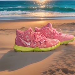 Nike Sponge Bob/Patrick Star Kyrie 5. (M)7y (W)8.5 Uk6.5 Eur 40 Pink, CJ7227-600