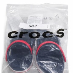 Crocs Crocband Sandal Kids Navy Red White US 6 EU 24 Unisex Synthetic Shoes