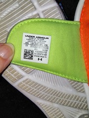 Under Armour Ignite VI Slides Unisex Orange White Size 1Y