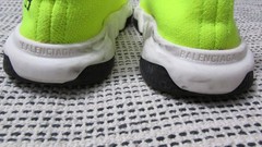 BALENCIAGA KID’S SPEED SOCK SNEAKERS Neon Lime Yellow Size 10-11