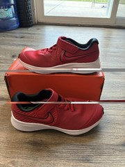 Kids Nike Star Runner 2 PSV Red Running Shoes Size 3Y Damage Box Rare Sneakers