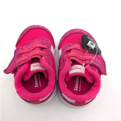 Saucony S-Jazz Crib Sneaker Hook & Loop Kids Baby Pink/White Size US1M EU17
