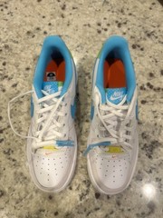 Nike Air Force 1 GS Rainbow Stitch Size 6