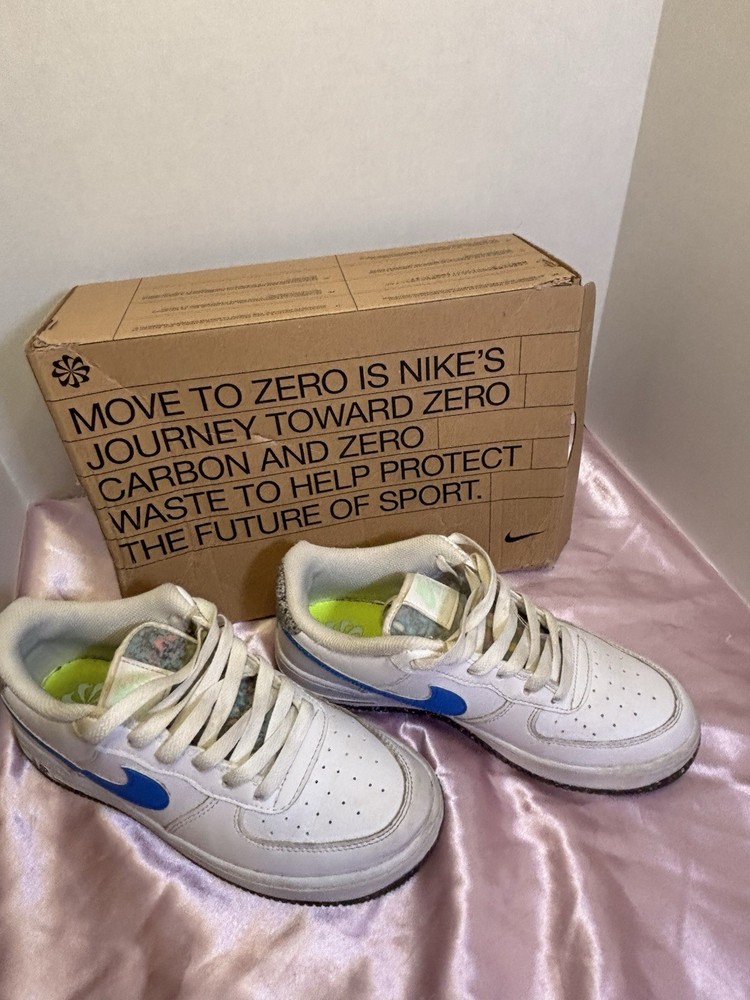 Nike Air Force 1 LV8 GS Low White/LT Photo Blue-Mint Foam