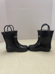 Rain Boots By Lone Cone with Easy-On Handles. Kids Size 6. Black. Slightly Used.