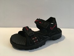 Nike ACG Kids Straprunner Sport Water Sandals Black/Red 2 straps Sz 11 VGUC