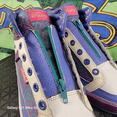 Vintage (2003) Pastry Fab Cookie Zip up Sneakers Cheetah Raspberry Kids Sz 1