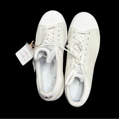🌻NEW w/tag adidas Stan Smith White Sparkle (GS) Sneakers YOUTH Size 6.5