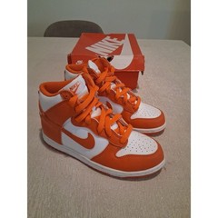 Nike Dunk High PS Syracuse Orange Blaze White DD2314-100 Size 3Y Kids Preschool
