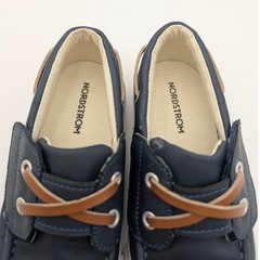 Nordstrom Orion Easy On Boat Shoes Unisex Kids‘ Navy Blue Size US12M EU30