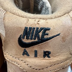 Nike Air Force 1 High Suede Flax Wheat Gum Sneakers Youth 6.5Y Women’s 8