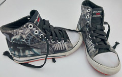 STAR WARS Darth Vader Skechers High Top Shoes Sneakers Youth Size 13 Dark Side