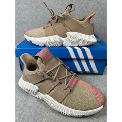 Adidas Prophere J Big Kids Sneakers Khaki Pink White Gum Shoes Size US 7