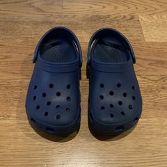 Navy Blue Original Classic Cayman Kids Crocs Clogs Shoes Juniors Girls Boys 2-4