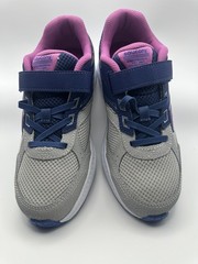 Saucony Cohesion 14 AC Shoe Navy/Gray/Grape 5 Youth / 6.5 Women’s